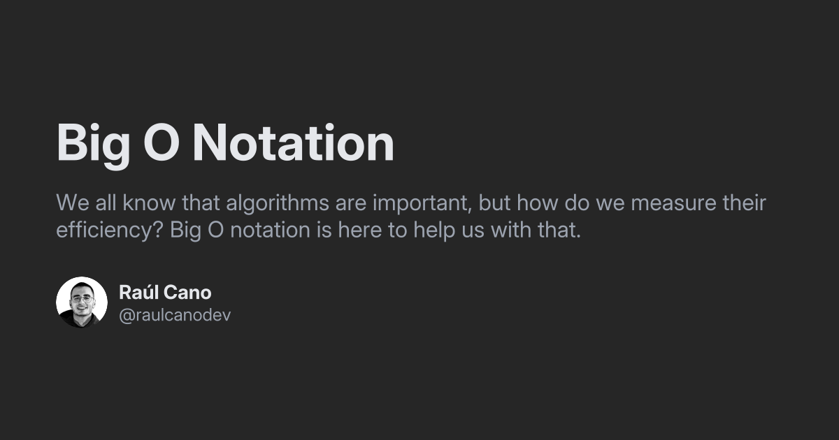 Big O Notation